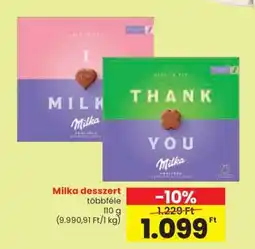Spar Milka desszert ajánlat