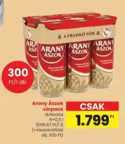 Spar Arany Ászok sörpack ajánlat
