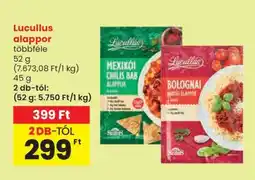 Spar Lucullus alappor ajánlat
