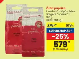 Spar Őrölt paprika ajánlat