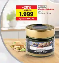 Spar PISZTÁCIAKRÉM ajánlat