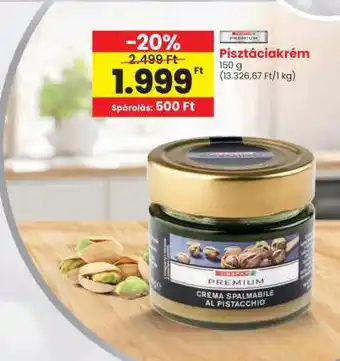 Spar PISZTÁCIAKRÉM ajánlat