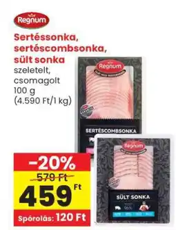 Spar Sertéssonka, sertéscombonka, sült sonka ajánlat