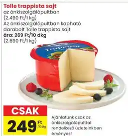 Spar Tolle Trappista Sajt ajánlat