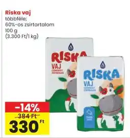 Spar RISKA VAJ ajánlat