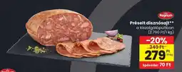 Spar Préselt disznósajt ajánlat