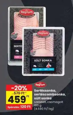 Spar Sertéssonka, sertéscombsonka, sült sonka ajánlat