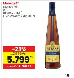 Spar Metaxa 5 ajánlat