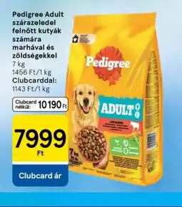Tesco Pedigree Adult szárazeledel ajánlat