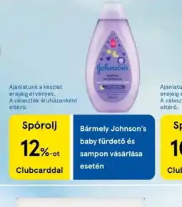 Tesco Johnson's baby fürdető és sampon ajánlat