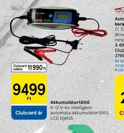 Tesco Akkumulátortöltő ajánlat