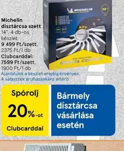 Tesco Michelin dísztárcsa szett ajánlat