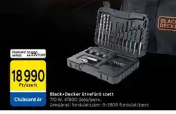 Tesco Black+Decker ütvefúr szett ajánlat