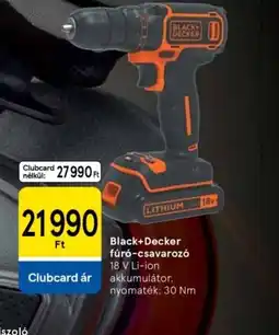 Tesco Black+Decker fúr-csavaroz ajánlat