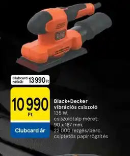 Tesco Black+Decker vibrácis csiszol ajánlat