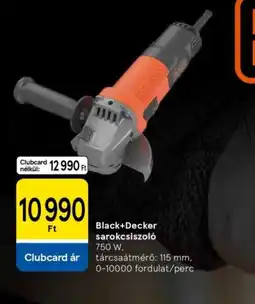 Tesco Black+Decker sarokcsiszol ajánlat