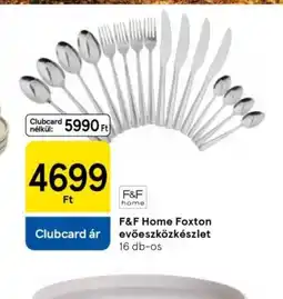 Tesco F&F Home Foxton evőeszközkészlet ajánlat