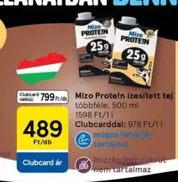 Tesco Mizo Prote!n ízesített tej ajánlat