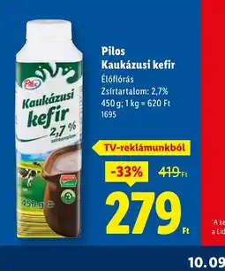 Lidl Pilos Kaukázusi kefir ajánlat