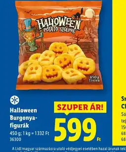 Lidl Halloween Burgonyafigurák ajánlat