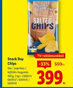 Lidl Snack Day Chips ajánlat