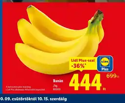 Lidl Banán ajánlat