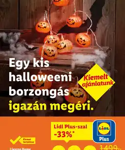 Lidl Livarno Home Halloweeni fényfüzér ajánlat