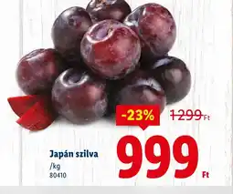 Lidl Japán szilva ajánlat