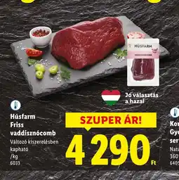 Lidl Húsfarm Friss vaddiszncomb ajánlat