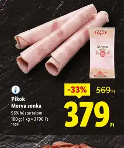 Lidl Pikok Morva sonka ajánlat
