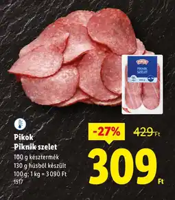 Lidl Pikok Piknik szelet ajánlat