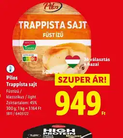 Lidl Pilos Trappista sajt ajánlat