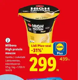 Lidl Milbona High Protein Mousse ajánlat