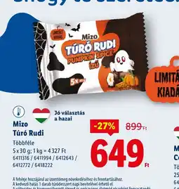 Lidl Mizo Túr Rudi ajánlat