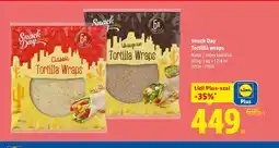 Lidl Snack Day Tortilla Wraps ajánlat