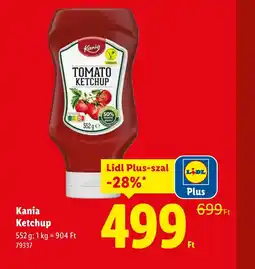 Lidl Kania Ketchup ajánlat