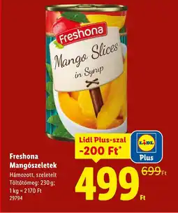 Lidl Freshona Mangszeletek ajánlat