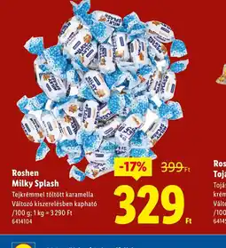 Lidl Roshen Milky Splash ajánlat