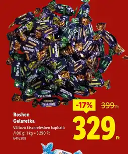 Lidl Roshen Galaretka ajánlat