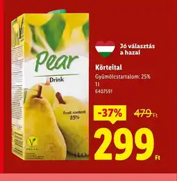 Lidl Körteital ajánlat