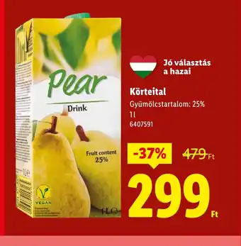 Lidl Körteital ajánlat
