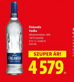 Lidl Finlandia Vodka ajánlat
