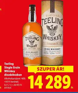 Lidl Teeling Single Grain Whiskey ajánlat