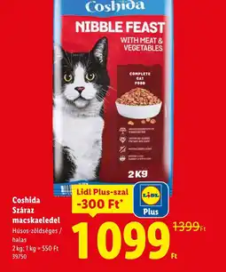 Lidl Coshida Száraz macskaeledel ajánlat