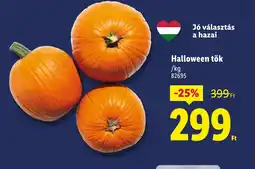 Lidl Halloween tök ajánlat