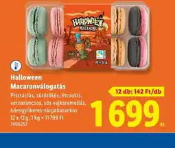 Lidl Halloween Macaronválogatás ajánlat