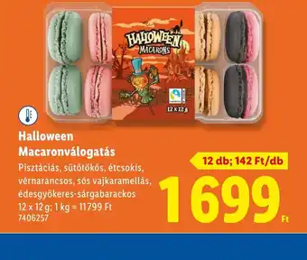 Lidl Halloween Macaronválogatás ajánlat