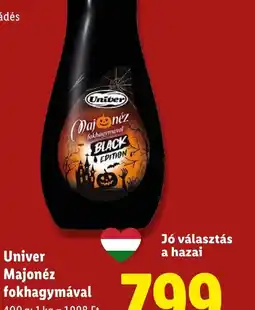 Lidl Univer Majonéz fokhagymával ajánlat