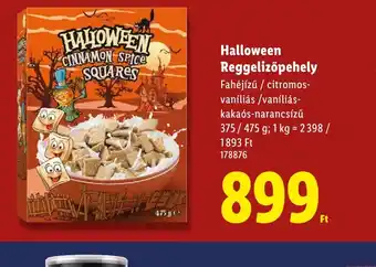 Lidl Halloween Reggelizőpehely ajánlat