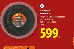 Lidl Halloween Hummusz ajánlat